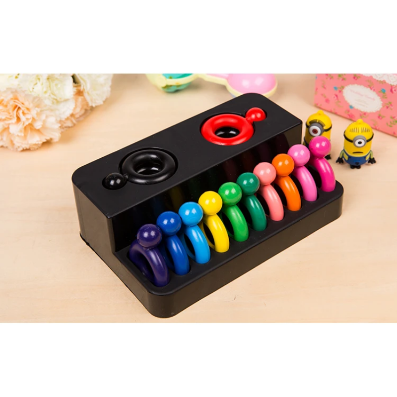 New 12-color children finger crayons set