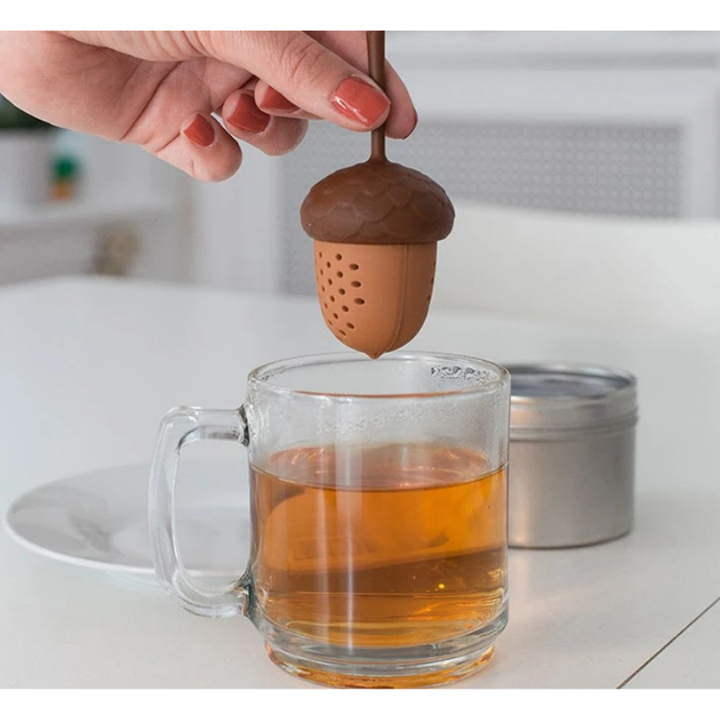 Cute Acorn Mini Tea Strainer