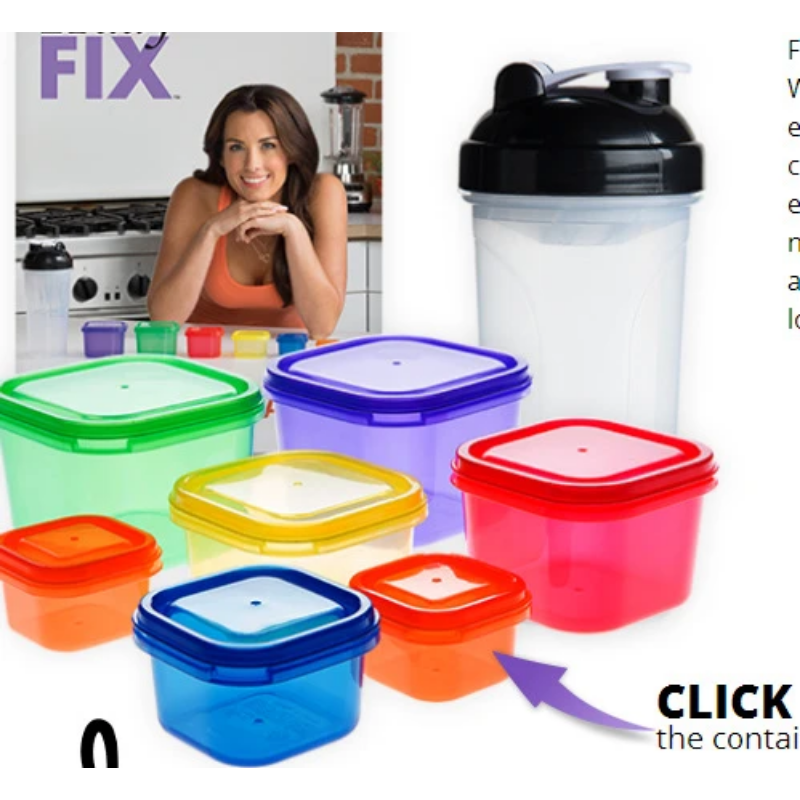 Diet Essential Food Plan Containers (7 pieces)