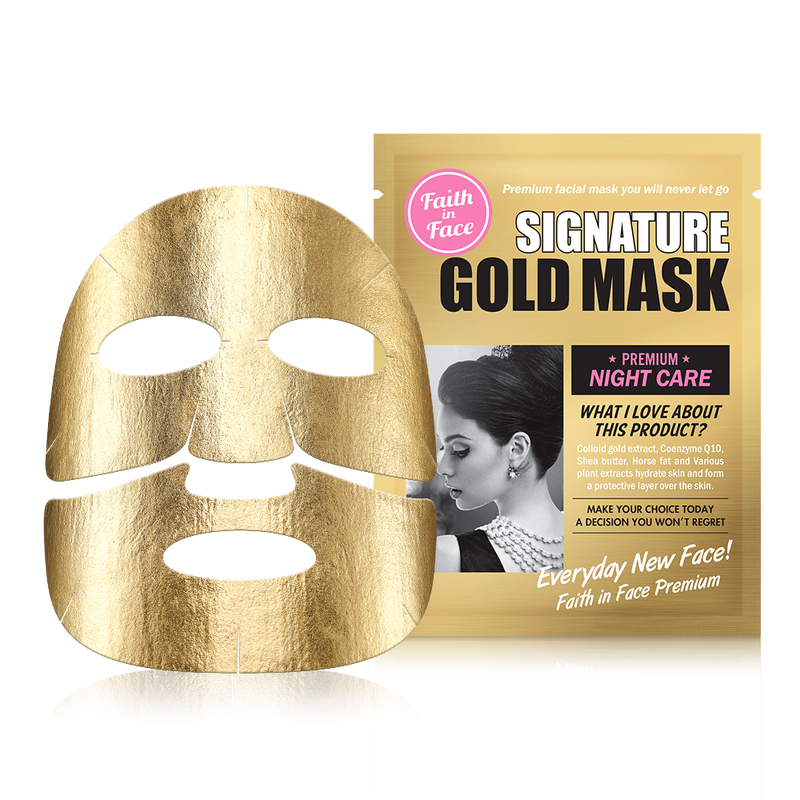 Faith in Face Signature Gold Mask Ÿ?˜ ??˜?®?Ÿ??????Ÿ????Ÿ????®Ÿ???˜?? 10Ÿ?????˜????®