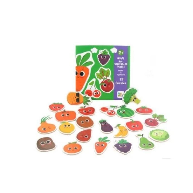 Children's learning toys Children's learning puzzle-B fruits and vegetables