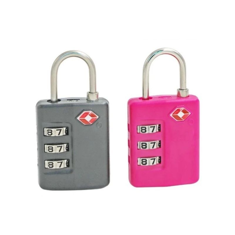 TSA Customs Lock Luggage Lock Luggage Code Lock-Random Color