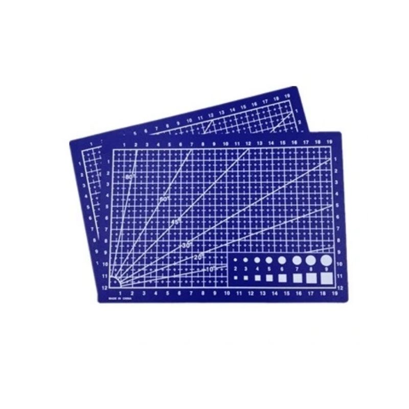 A5 double-sided cutting pad - Blue