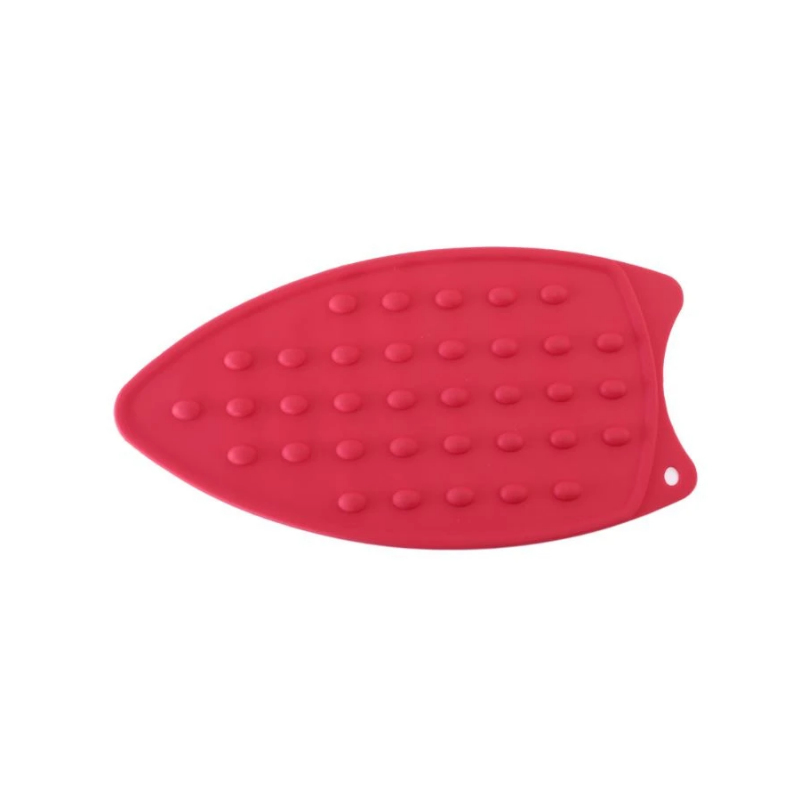 Silicone high temperature resistant non-slip heat insulation iron pad-red