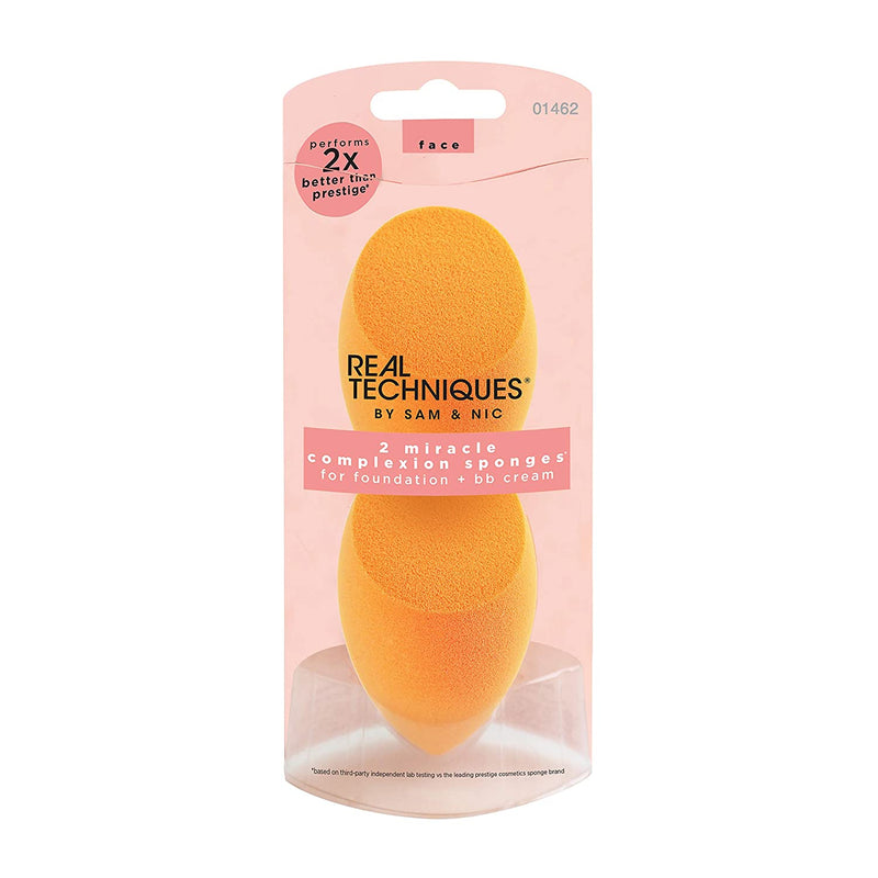 Real Techniques 1462 2 Pack Miracle Complexion Sponge