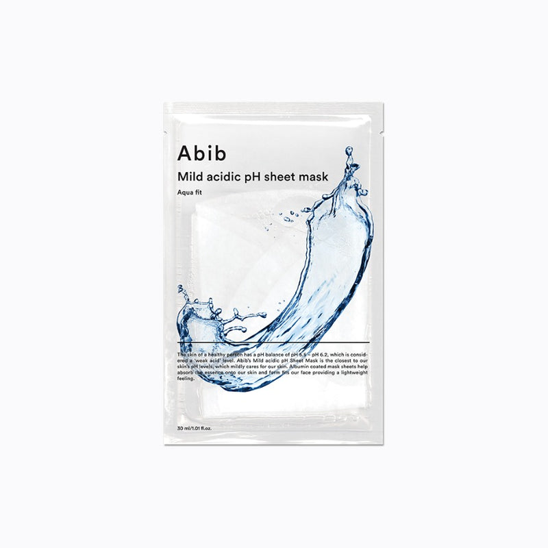Mild Acidic pH Sheet Mask- Aqua (10pcs)