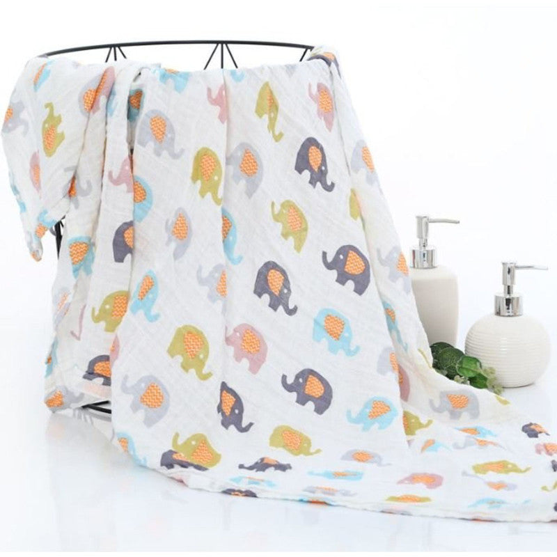 Baby Bath Towel - Set E Elephant