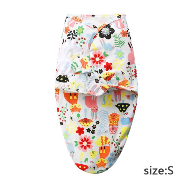 Pure cotton soft and comfortable baby wrap-color flowers-S