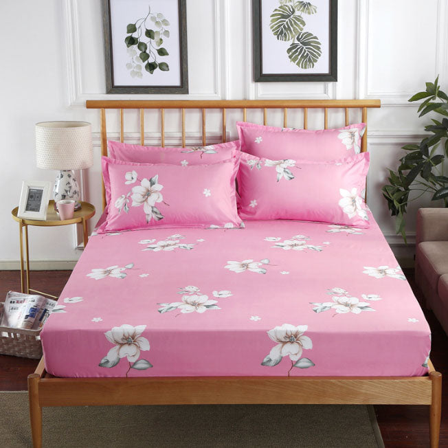 Double extra large bed sheet pillowcase setMengman love language -1.5m