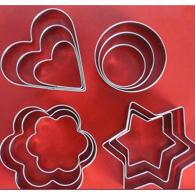 Bakery Tools - Cookies Mold in Heart/Circle/Flower/Star-Shape
