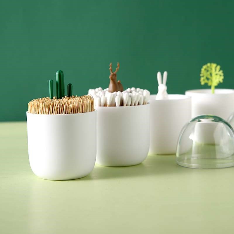 Toothpick / Cotton Bud Storage Box - A Rabbit