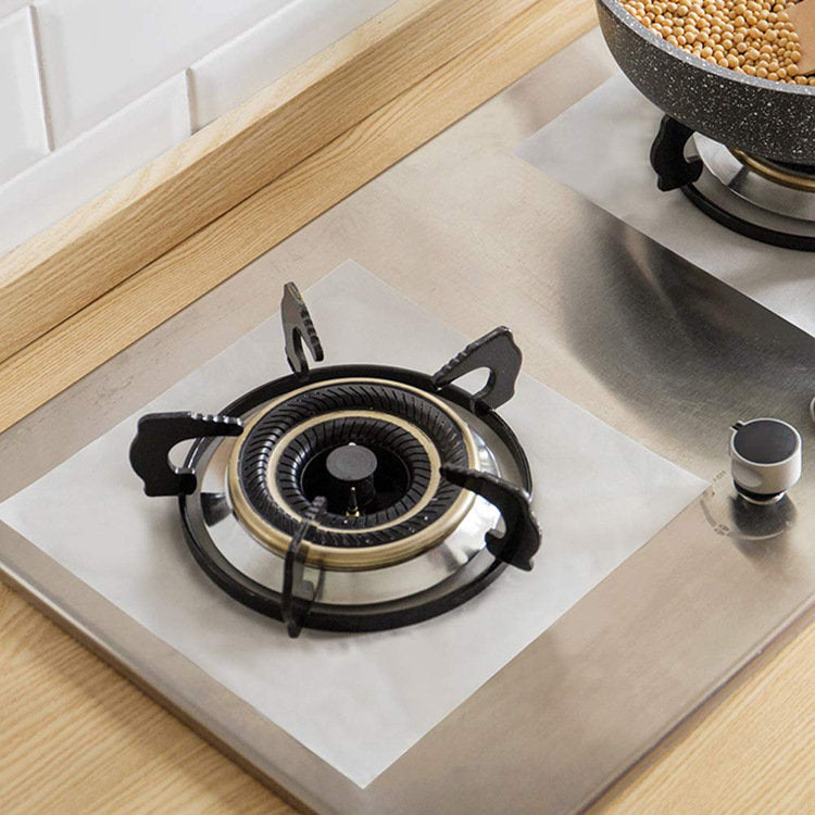 Gas Stove Surface Protection Mat in Silver