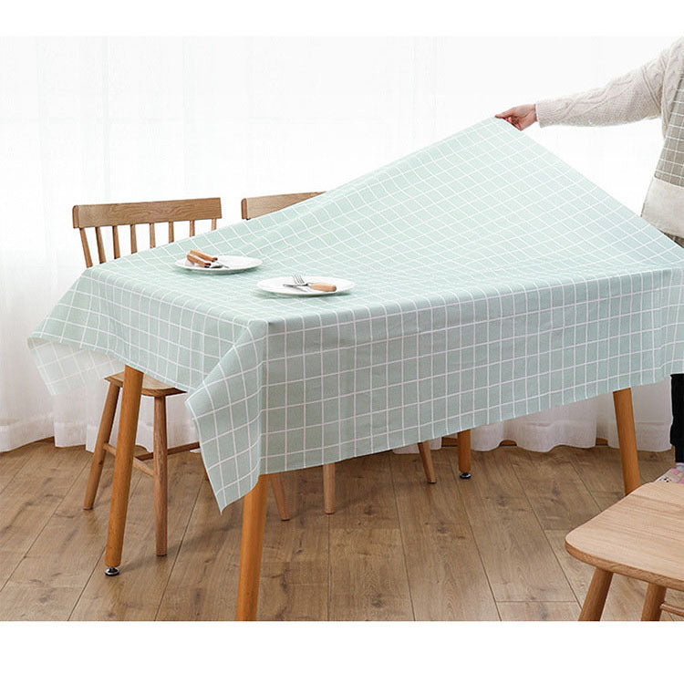North European Style Dinner Table Cloth - Green