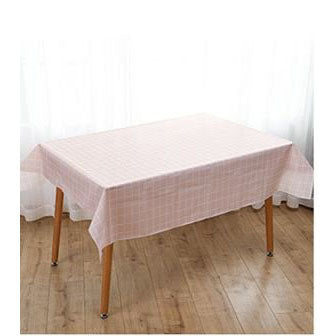 North European Style Dinner Table Cloth - Pink