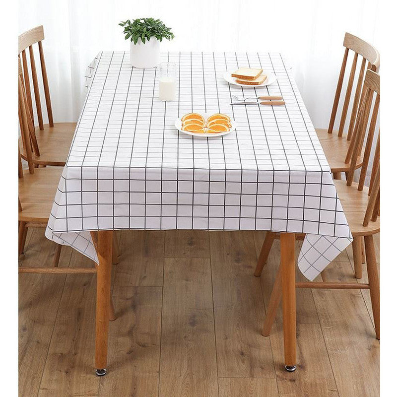 North European Style Dinner Table Cloth - White