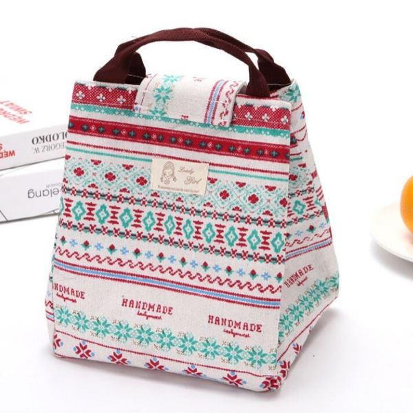 Japanese Style Water-proof Lunch Bag - B Folk Style