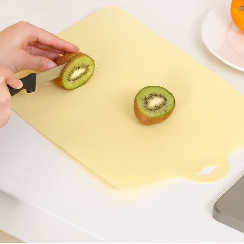 Kitchen Wearable Cutting Board (Bendable) - Beige