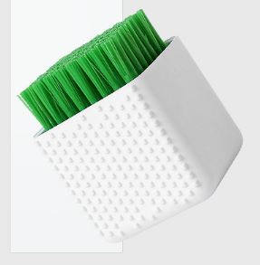 Silicone cleaning brush-white