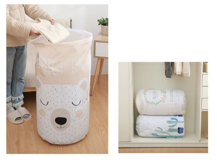Quilt Clothes Moisture-proof Waterproof Storage Bag (Beam Type) -B Striped Deer