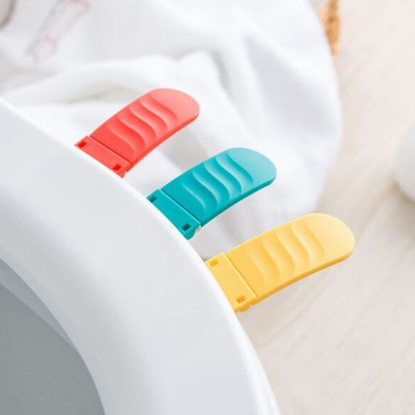 Hygiene Toilet Cover Handle - Yellow