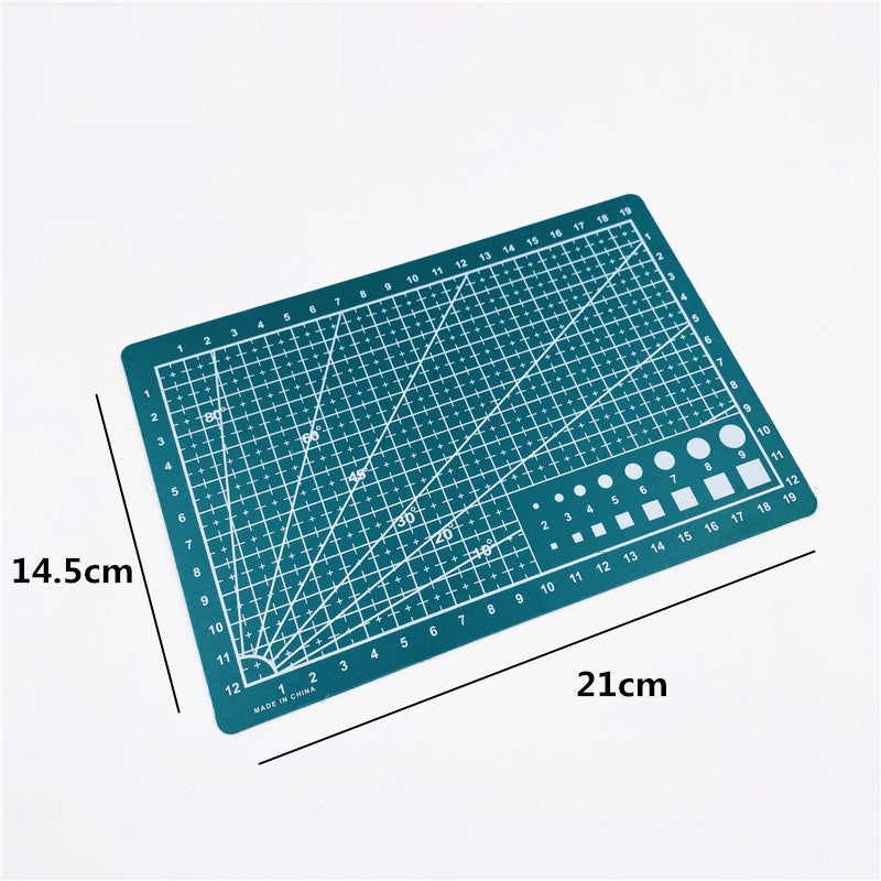 A5 double-sided cutting pad - Green