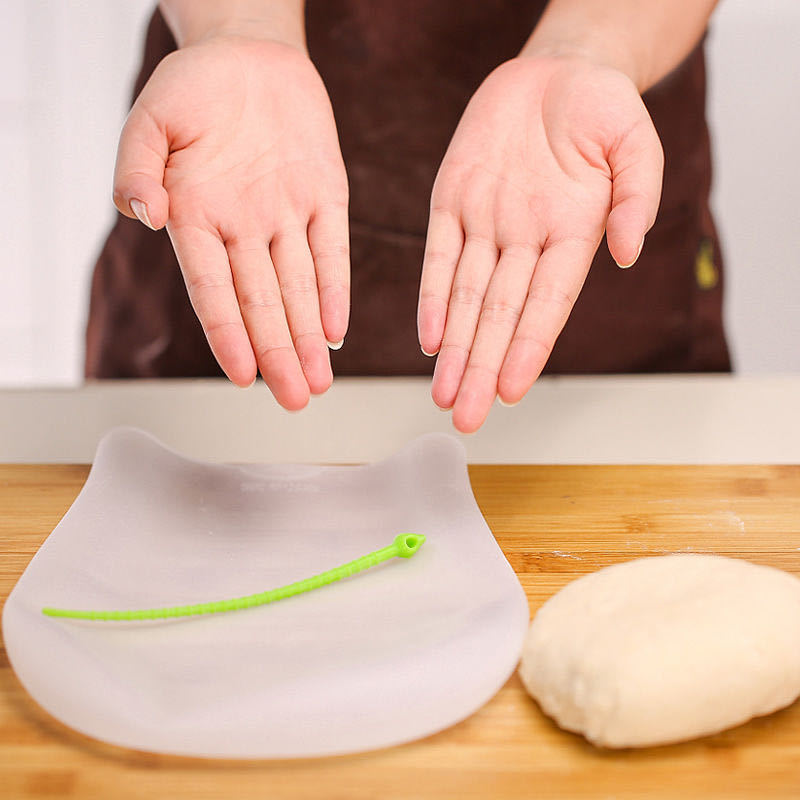 Silicone Thickened Non-stick Hand Kneading Noodle Bag/Preservation Bag-L