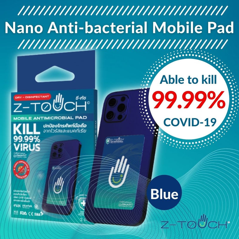 Nano Anti-bacterial Mobile Pad - BLUE