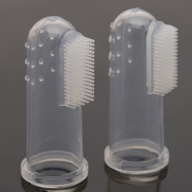 Pet Silicone Finger Toothbrush (2 Pack)