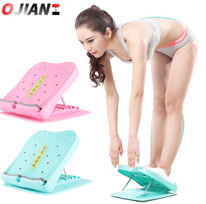 Foldable Standing Foot Massage Stretch Plate-Blue