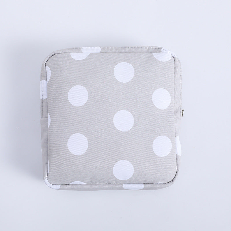 Multi-purpose storage bag-B grey dots