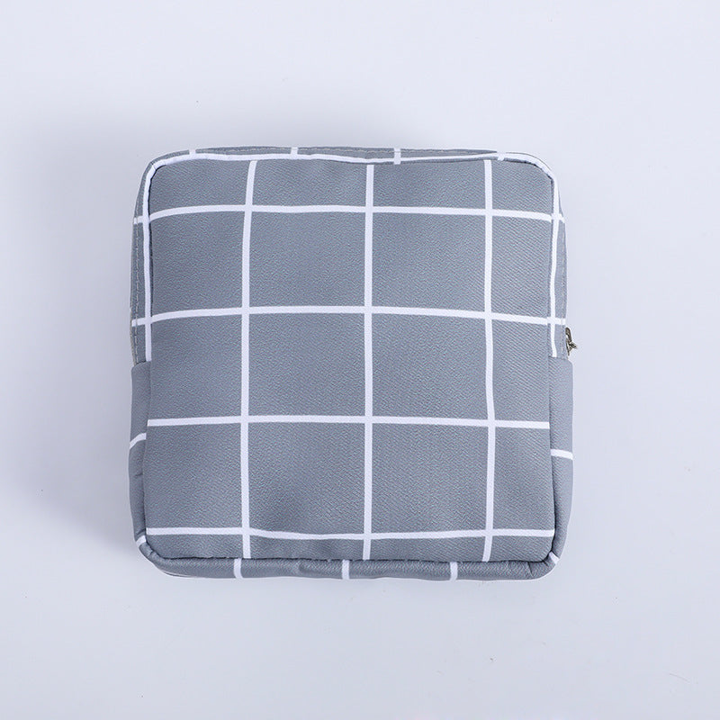 Multi-purpose storage bag-C grey grid